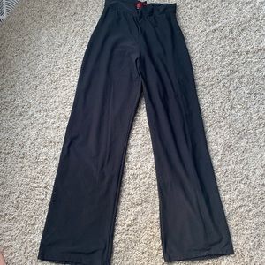 SPANX Black Wide-Leg Pants